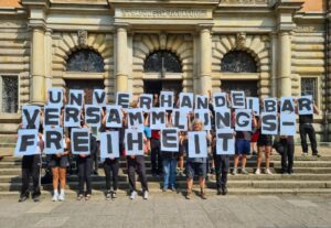 Read more about the article Urteil im Rondenbarg-Verfahren: Ein Symbol der Kriminalisierung von Protest (Rote Hilfe e.V. Bundesvorstand)